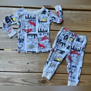 Paw Patrol Kids Pajama Set - Gray, Red, and Blue - 18M infant baby toddler